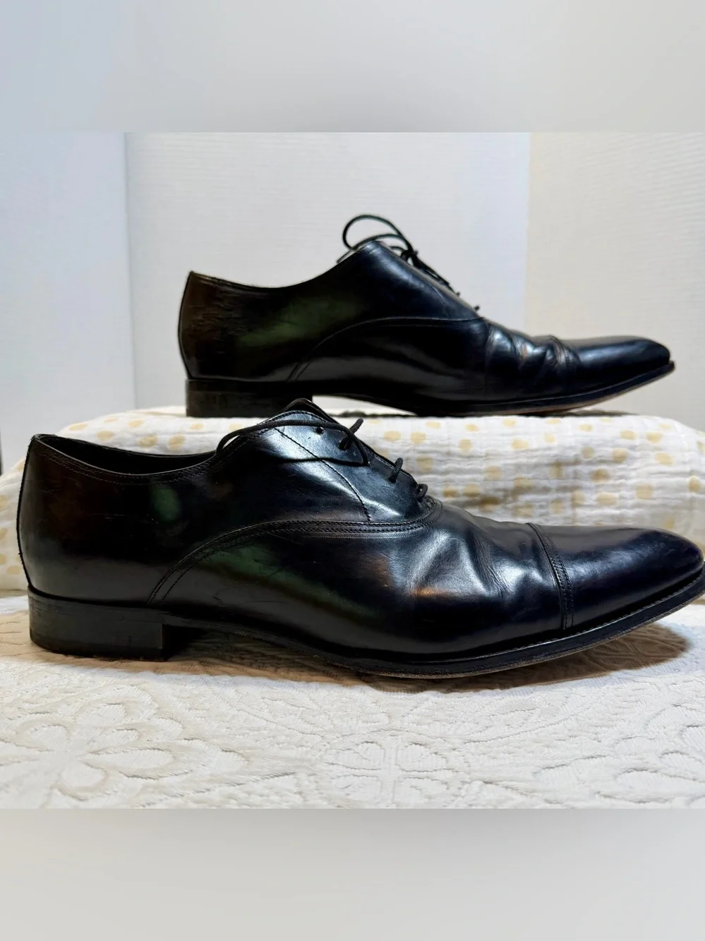 To Boot New York Cap Toe Oxford Dress Shoes Black Men’s 14 Made in Italy